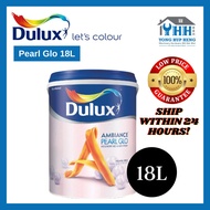 18L Dulux ICI Pearl Glo (standard colour) cat dalam shinny, cat kilat, 珍珠漆, interior paint, mid shee
