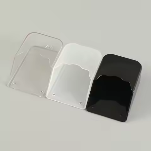 1 Set Wireless Doorbell Button Protective Cover Universal Transparent Doorbell Cover Rainproof Doorb