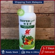 Botol 1 Liter ZEEFER GREEN Zeenex Foliar Fertilizer 11-8-6+TE Baja Subur Cap Kuda Merah Baja Sembura