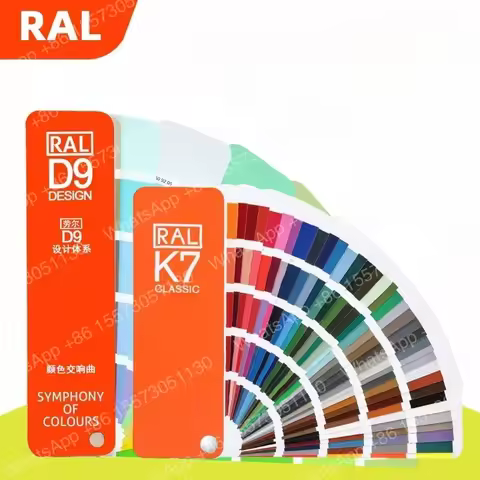 RAL Color Card Raul Standard Chart RAL-D9 Designer Compact Edition RAL-K7 Original Version Color Sym