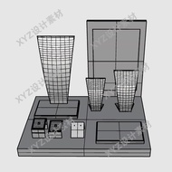 Jewelry Display Stand Jewelry Necklace Ring Stand Rhino Model Material Rhino/max/c4d Design Source F