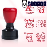 GLENES Teacher Reviews Stamp, Time Saving Positive Review Encouraging Reviews Stamp, Portable DIY Co