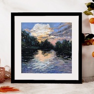 1pc Square Wood Photo Frame For Wall Hanging 20X20 25X25cm Wood Picture Frame Stand For Pictures Pho