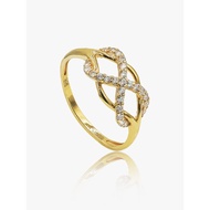 916 Gold Serenity Knot Ring