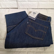 【Direct from JAPAN】Unused Levi's Selvedge 501 Denim from the 1980s, Navy Blue with Tag