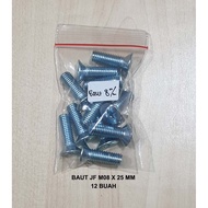 JF M8 x 25MM Bolt M8 Bolt Skru M8 Skru M8 Skru M8 Skru M8