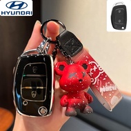 hyundai car folding key case for grand Starex H1 reina keychain H1 key cover reina key cover case