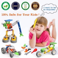 167pcs STEM Toys Suitable for 5 6 7 8 Years Old Boy Birthday Gift Erection Building Set Building Toy