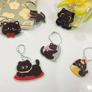 GANTUNGAN Acrylic CAT KEYCHAIN Cute CAT KEYCHAIN