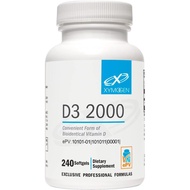 XYMOGEN D3 2000 - Bioavailable Vitamin D3 2000 IU (50 mcg) - High Potency Vitamin D Supplement to Su