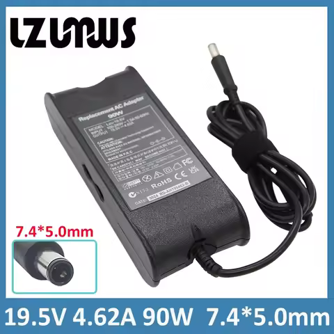 19.5V 4.62A 90W 7.4*5.0mm Laptop adapter For Dell E4300 E5410 E6320 E6400 E6430 3521 inspiron n5110 