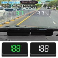 BEAUTYSTARTING Car GPS HUD Head Up Display Digital Speedometer Speed Meter KMH/MPH for Car Truck Plu