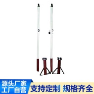 Tiang bola tampar yang dipasang di tanah, jenis tetap di bawah tanah, rak bola tampar yang boleh dia