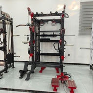 Squat Bench Press Gantry Smith Machine Integrated Trainer Gym Multifunctional Combination Equipment 