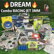 Combo EX5 DREAM [JET 3MM] Racing Block 53MM 56MM TAIKOM Head 23/27MM Crankshaft TANAM LADUNG Crankca