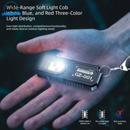 Mini EDC Flashlight With Cobs Light Small Bright Edc Flashlight Rechargeable For Travel