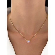 French y2k Necklace Colorful Transparent Beads studios Cream First Love Style Clavicle Chain Summer 