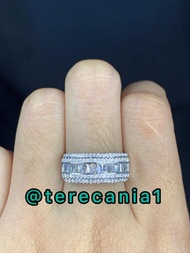 Cincin berlian eropa Emas : 14K Berat emas : 5.03gram Berlian : 0.78c