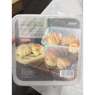 MICROWAVEABLE PLASTIC CONTAINER  16.4x16.4x11.5cm(5pcs)/Rectangular Plastic Disposable Food Containe