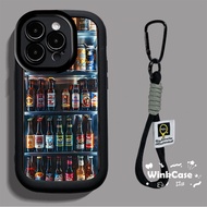 For Vivo Y19s Y100 Y03 Y18 Y28 Y17s Y27 Y36 Y16 Y02s Y22s Y15A Y21s Y20 Retro Wine Cooler Phone Case