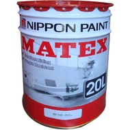 NIPPON Matex Emulsion Paint 20L (9102 White / 9103 Black)
