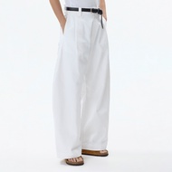 ROSEROMPSTUDIO GROOVY BOY PANTS (WHITE) - กางเกงขายาว ทรงหลวม