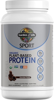 Bột protein thực vật hữu cơ Garden of Life Sport chocolate 912gr