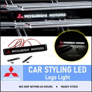 [1pcs] Mitsubishi Car LED Logo Emblem Styling Light Lamp Car Lightning Accessories Asesori Kereta Xp
