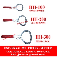 OIL FILTER OPENER HH-100 HH-200 HH-300 USE FOR ALL CAR BUS LORRY