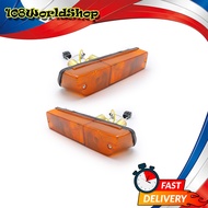 ไฟเลี้ยวกันชนหน้า เลนส์ส้ม+หลอด ซ้าย+ขวา Datsun ขนาด 4x8x21 จำนวน 2 Pieces KB11 B210 120y 120Y Sunn