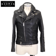 Lewis Leathers 441 Cyclone 皮革雙排扣騎手夾克，36 碼 [二手]