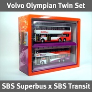 [SG STOCK] 1/76 CMNL Singapore Bus Services SuperBus SBS Transit Volvo Olympian 3 Axle (SBS9228C) Tw