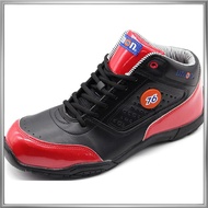 Nanaroku 76 76-3041 Men's Safety Shoes (2. Black/Red, measurement 28.0 centimeters)