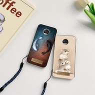 Cartoon Motorola Moto Z Z2 Z3 Z4 Play Force ZPlay Z2Force Z3Play Phone Case Full Protector Cover wit