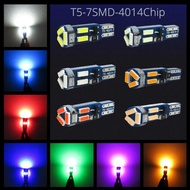 1x T5 Led W3W W1.2W 17 37 73 74 LED Lamp Car Dashboard Instrument Light Bulbs Auto Indicator 3014 7S