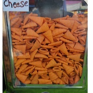 Cheese &amp; bbq Three-Sided keropok/Hat keropok 500g/biskut tin Weighing 500g