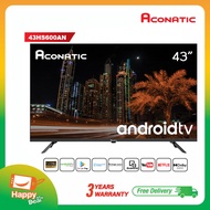 Aconatic LED Android TV HD แอลอีดี แอนดรอยทีวี โทรทัศน์ถูกๆ ขนาด 43 นิ้ว รุ่น 43HS600AN (รับประกัน 3 ปี)