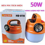 Bóng đèn led sạc tich điện 50-80w tích hợp đèn PIN, đèn đi vườn, cắm trại picnic du lịch, Đèn Sạc Đi