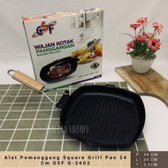 Gsf BBQ grill pan 24cm square grill pan