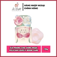 Xà Phòng Pelican Dành Cho Vùng Ngực | Xà Phòng Pelican Làm Hồng Nhũ Hoa Nhật Bản Lovely Boobs Care S