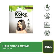 ICOLOR Plus Shampoo Hair Color Creme Ash Gray 40ml
