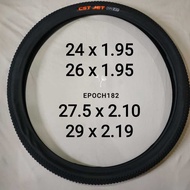 CST JET (C1820) Bicycle Tire 24 x 1.95, 26 x 1.95, 26 x 2.10, 27.5 x 1.95, 27.5 x 2.10 & 29 x 2.10 W