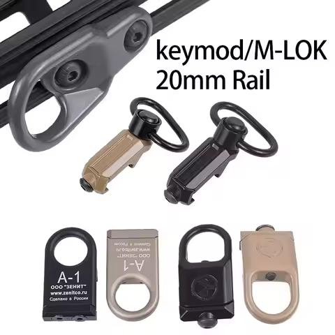 Sling Mount KeyMod GBB MLOK MS2 MS3 Sling Swivel KeyMod System M-LOK Hunting Accessaries Gun AR15 AK
