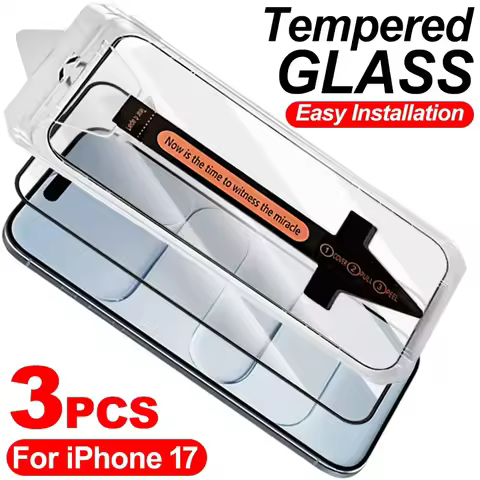 3PCS Dust Free HD Tempered Glass Screen Protectors For Samsung M54 M51 M34 A55 A54 A35 A34 A53 A73 A
