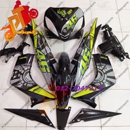 Yamaha Lc 135 V1 Cover Set Black Kilat VR 46 Rossi Vietnam