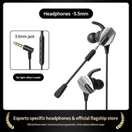 3.5MM/Type C Wired Earphones With Microphone 9D Surround Line Control Game Headphones