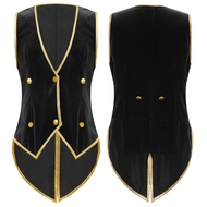 【Ready Stock】Boy Vintage Medieval Velvet Tailcoat for Parties pakaian retro kanak-kanak lelaki baju 