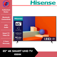 HISENSE 65" 4K SMART UHD TV 65E6K (READY STOCK)-HISENSE WARRANTY MALAYSIA