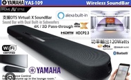 Yamaha YAS-109 無線 wifi Soundbar