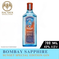 Bombay Sapphire Sunset Limited Edition Premium London Dry Gin - 700ml / 70cl, 43% ABV - Vapour Infus